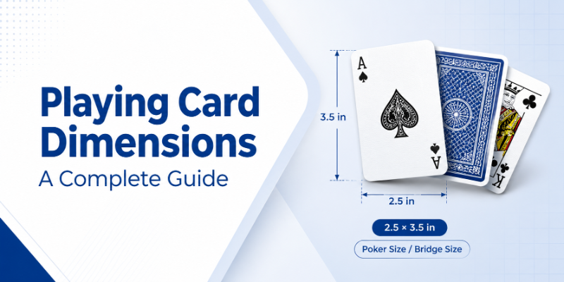 Playing Card Dimensions A Complete Guide
