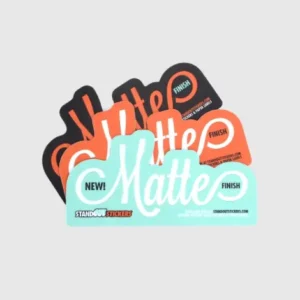 Custom Matte Stickers Bulk