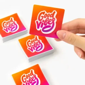 Custom Square Stickers Bulk