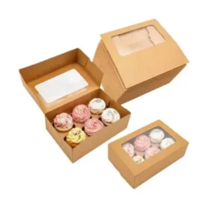 Kraft CupCake Box Bulk