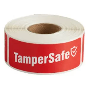 Rectangle Tamper Evident Food Labels Bulk