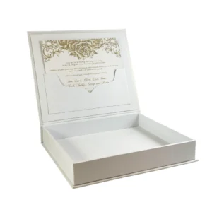 White Invitation Box Bulk