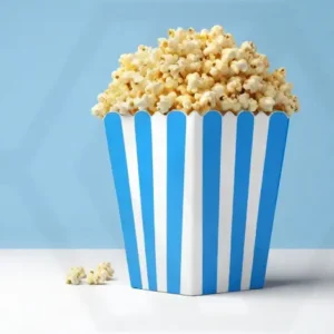 blue popcorn boxes Bulk