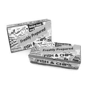 personalized fish and chips boxes